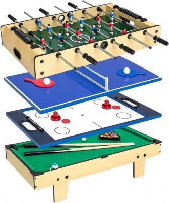 Аэрохоккей, настольный футбол, мини-бильярд Sundays 4 в 1 SUM-3217-4