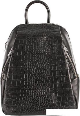 Городской рюкзак Poshete 892-H8179KSH-BLK (черный) Городской рюкзак Poshete 892-H8179KSH-BLK (черный)