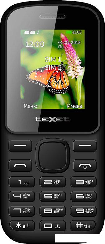 Телефон TeXet TM-130 (черный)