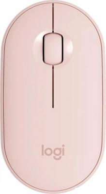 Мышь Logitech M350 Pebble (розовый)