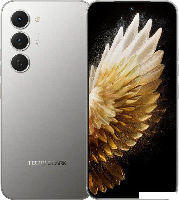 Телефон Tecno Spark 40 Pro 8GB/128GB (лунный титановый)