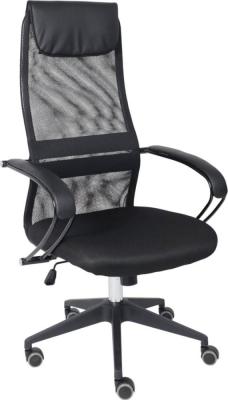 Офисное кресло AksHome First PL (ткань/сетка, черный)