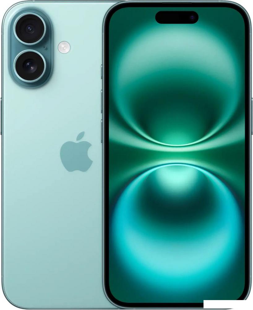 Смартфон Apple iPhone 16 128GB (бирюзовый)