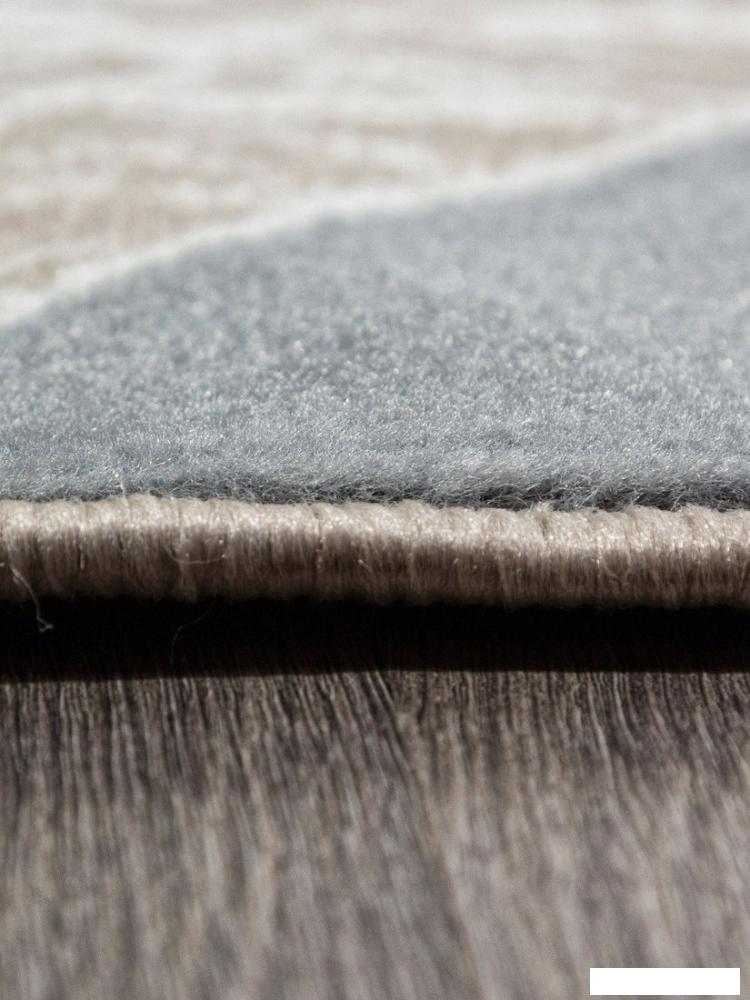 Ковры и ковровые дорожки Merinos Sierra F354-OVAL-BEIGE-BLUE (1.5х1.9)