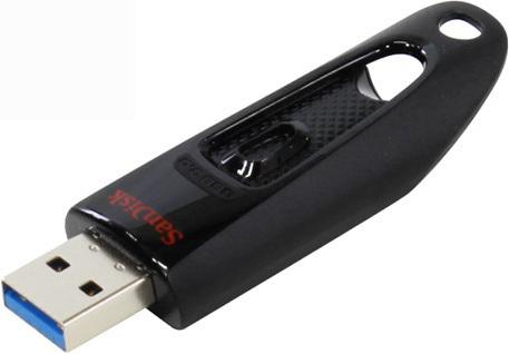USB Flash SanDisk Ultra USB 3.0 Black 128GB (SDCZ48-128G-U46)