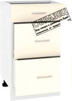 Готовые кухни Кортекс-мебель Корнелия Лира НШ60р3ш без столешницы (капучино)