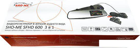 Видеорегистратор-зеркало Sho-Me SFHD 600