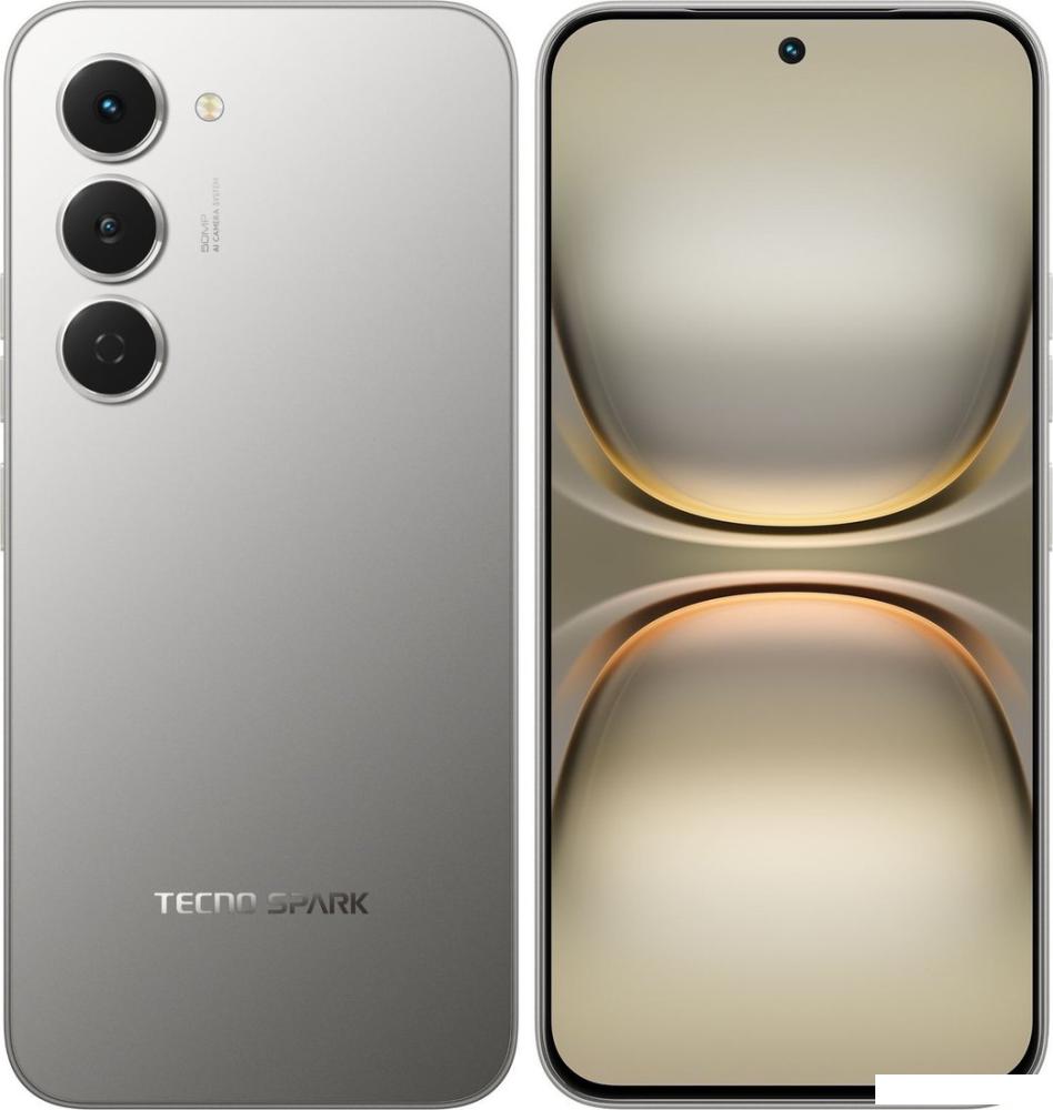 Телефон Tecno Spark 40 Pro 8GB/128GB (лунный титановый)