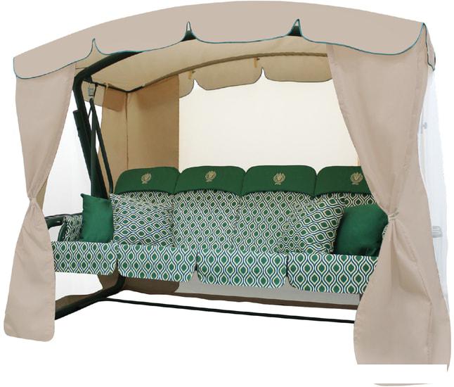 Садовые качели Arno-Werk Монарх 2017-КД-51 (зеленый)