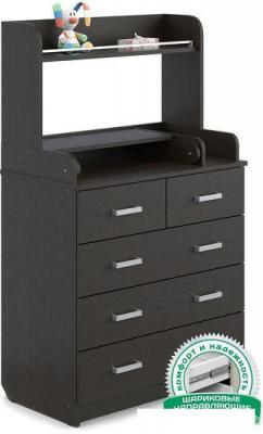 Детский комод Атон Мебель Сириус-2 с полкой 805 (венге)