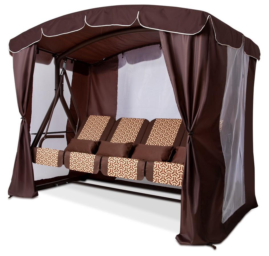 Садовые качели Arno-Werk Дефа Люси Люкс 2017-КД-58/Л (шоколадный)