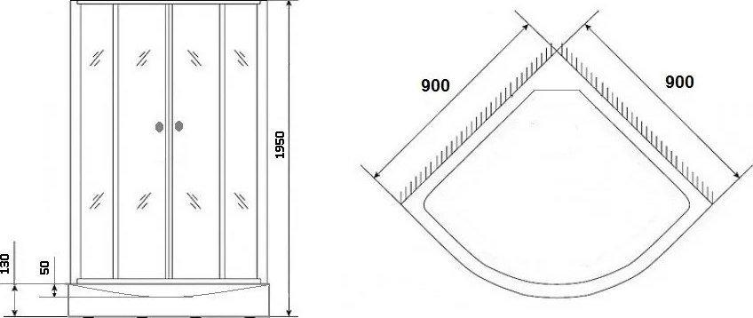 Душевые кабины Grossberg PB 69