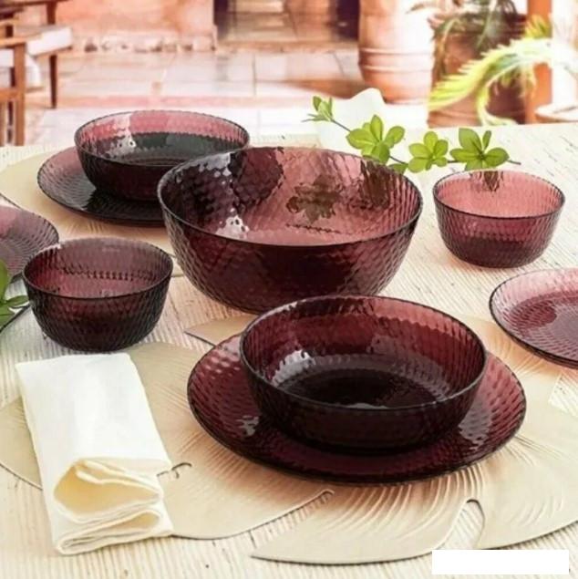 Тарелки, салатники, блюда и наборы Luminarc Идиллия Лилак O0325 (43 пр)