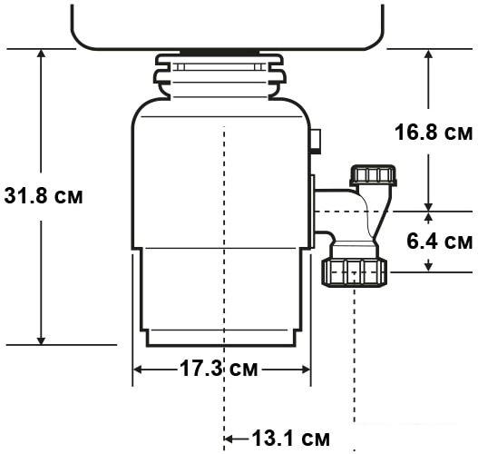 Измельчитель пищевых отходов InSinkErator S60