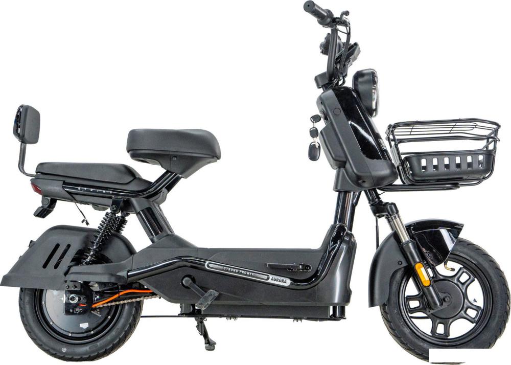 Электроскутер ZeuS Aurora (черный)