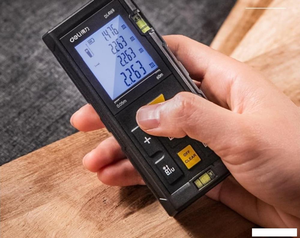 Лазерный дальномер Deli DL4169