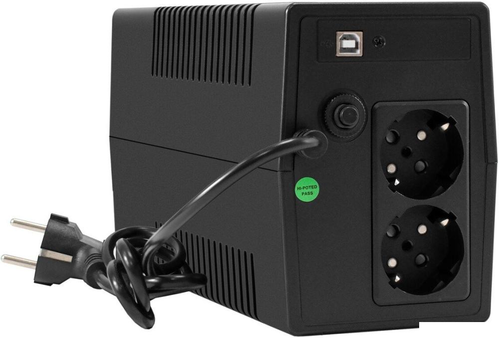 Источник бесперебойного питания ExeGate Smart LB-650.LCD.AVR.2SH.USB