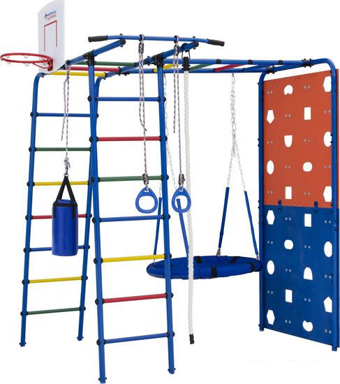 Детские спортивные комплексы и игровые площадки Формула здоровья Street 2 (салатовый/радуга)