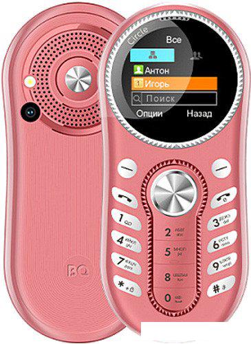 Кнопочный телефон BQ BQ-1416 Circle (розовый)