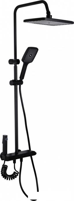 Душевая система  Ekko E2509-7 (черный матовый)