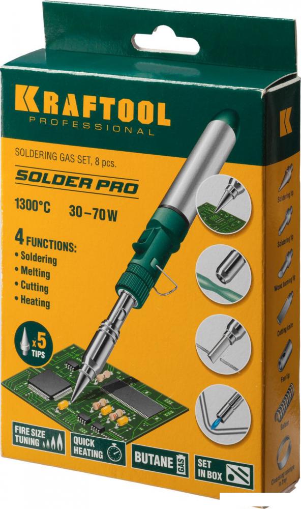 Газовый паяльник KRAFTOOL SolderGas 55504-H8
