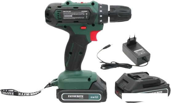 Дрель-шуруповерт Favourite OBS 21 DC Set Promo (с 2-мя АКБ, кейс)