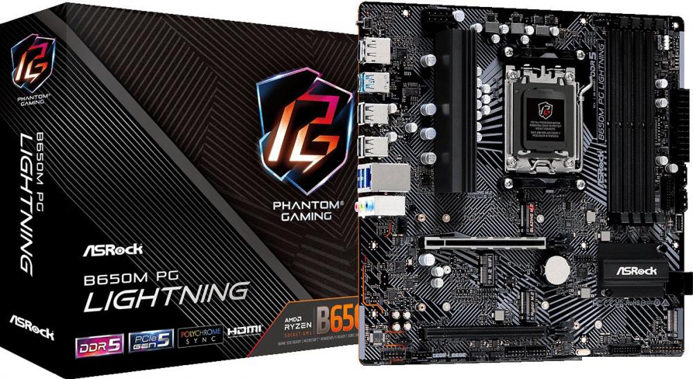 Материнская плата ASRock B650M PG Lightning