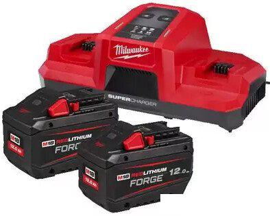 Аккумулятор с зарядным устройством Milwaukee M18 FORGENRG-122DBSC 4933498614 (18В + 18В/12 Ач)