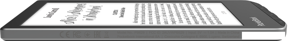 Электронная книга PocketBook 629 Verse Mist Grey