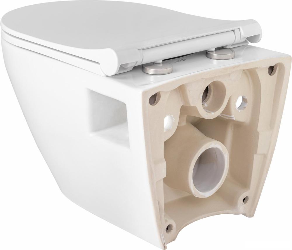 Унитаз подвесной Quarter Bath Deep Old Type 52см 70DE02001 (белый, без отверстия для биде)
