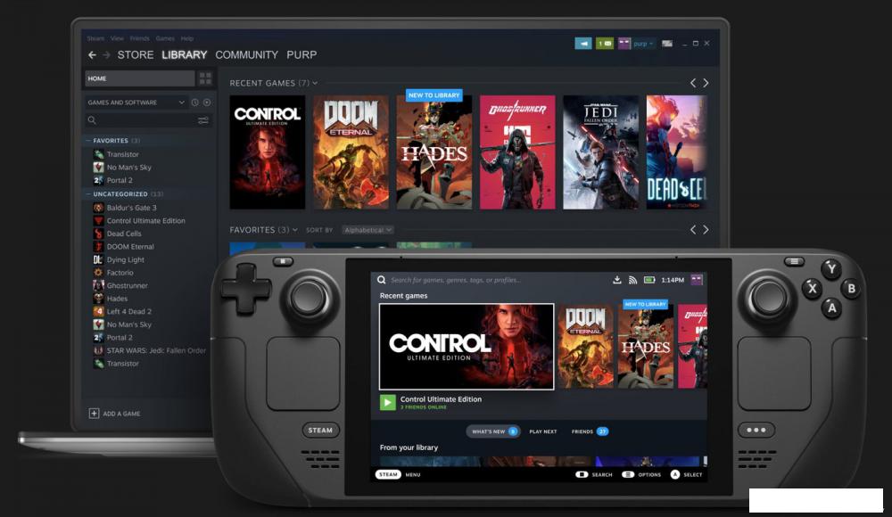 Игровая приставка Valve Steam Deck (256 ГБ)