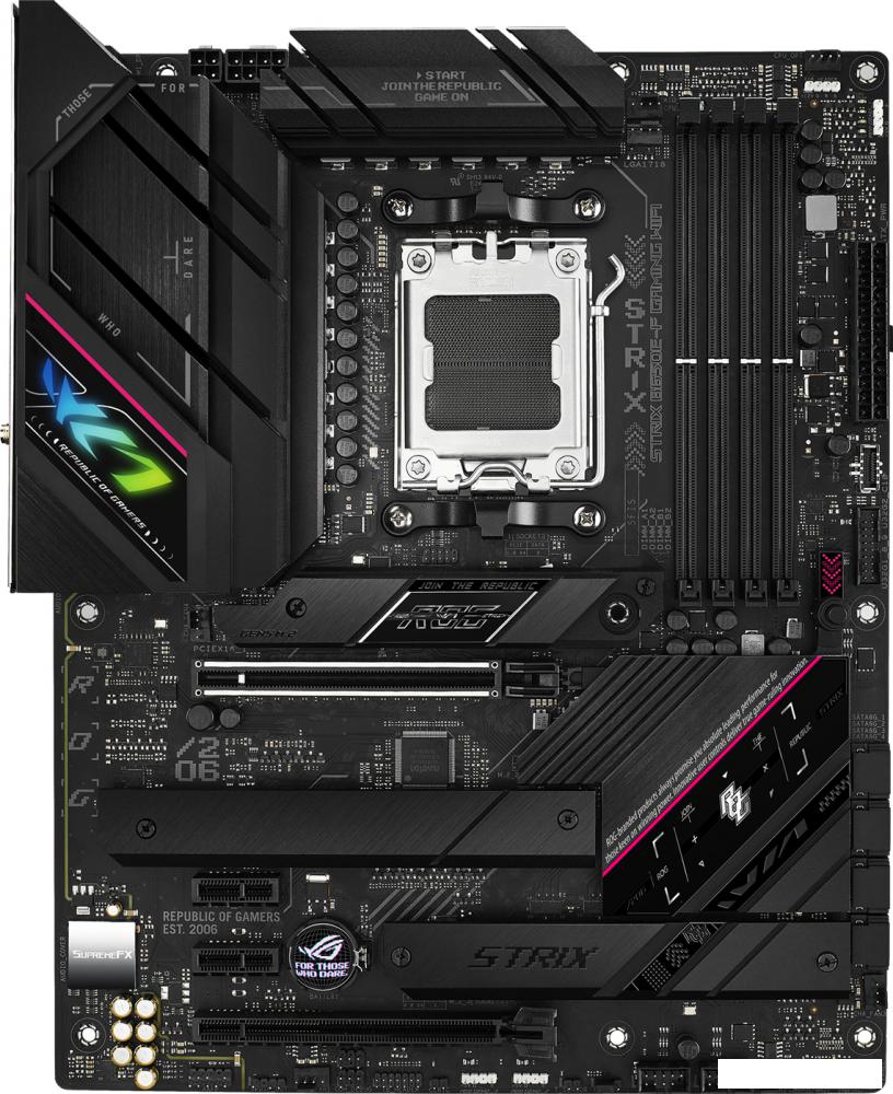 Материнская плата ASUS ROG Strix B650E-F Gaming WiFi – купить в  интернет-магазине MTM.BY. Цены, отзывы, характеристики и доставка в Минске