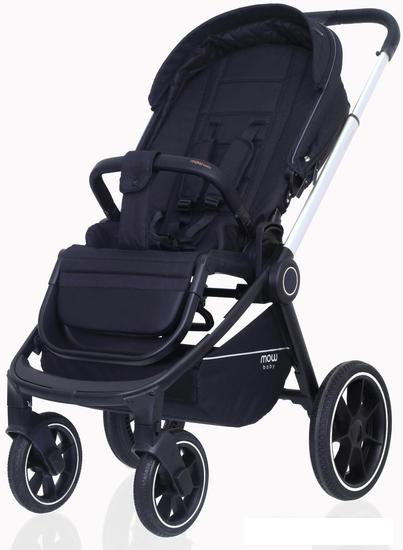Детские коляски и аксессуары Rant MOWbaby Zoom PU (2 в 1, silver black)