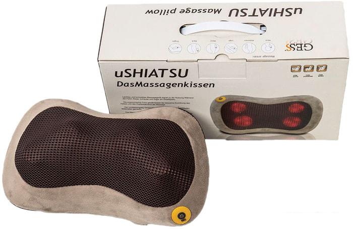 Массажер-подушка Gess uShiatsu GESS-129 (серый)