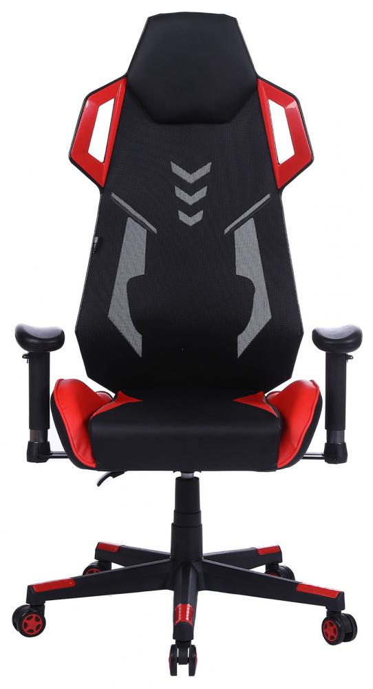 Игровое (геймерское) кресло CACTUS CS-CHR-090BLR (черный/красный)