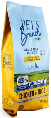 Корма для собак Pet's Brunch для взрослых собак крупных пород 14 кг