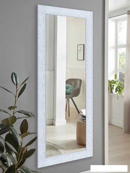 Интерьерные зеркала Декарт Настенное в раме 8Л2723 (белый перламутр)