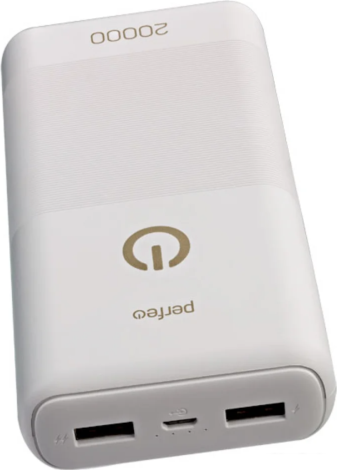Внешний аккумулятор Perfeo Splash 20000mAh (белый)