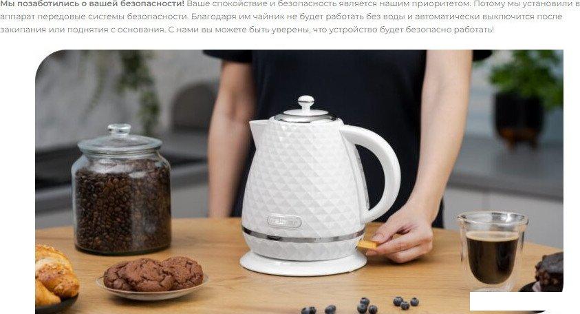 Электрический чайник Zelmer ZCK7635W