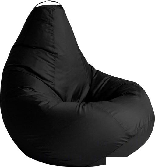 Бескаркасная мебель Kreslomeshki Груша XXL G-130x90-CH (черный)