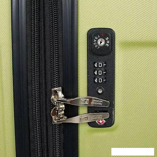 Чемодан-спиннер Francesco Molinary 336-161426/3-20 (салатовый)