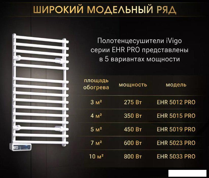 Полотенцесушитель iVigo EHR 5015 PRO 350Вт 92321505080102 (белый)