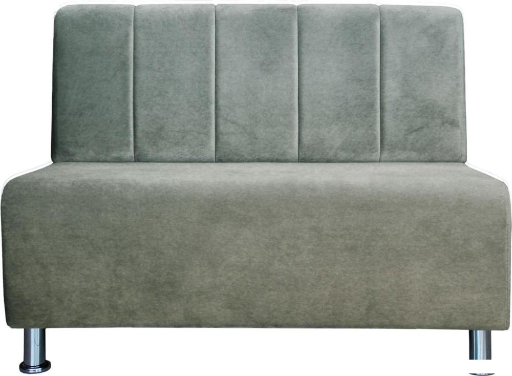 Диваны Brioli РудиП двухместный (микровелюр, В8 светло-серый)