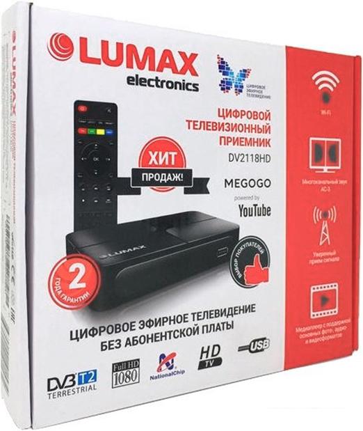 Приемники цифрового ТВ Lumax DV2118HD