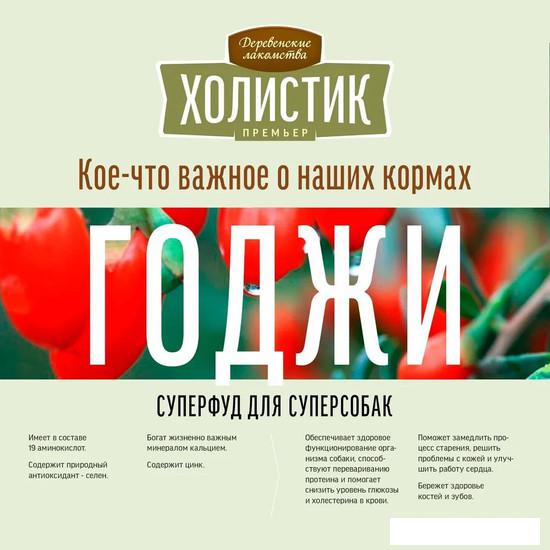 Корма для собак Деревенские лакомства Холистик Премьер для мини-пород. Ягненок с рисом 7 кг