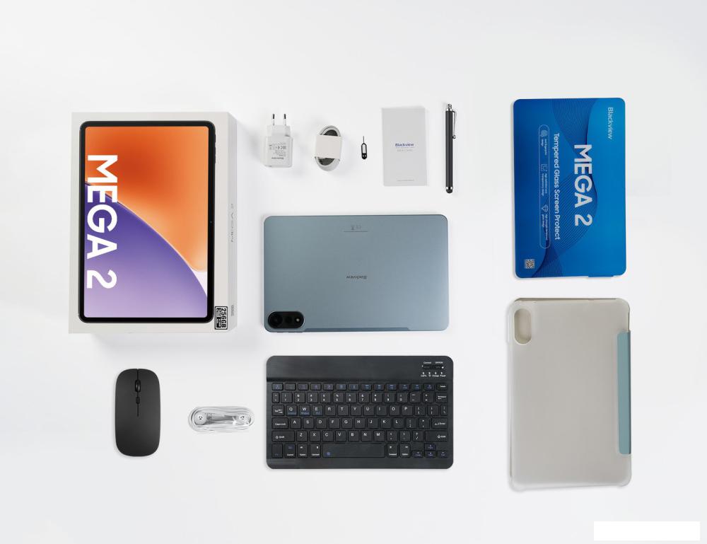 Планшет Blackview Mega 2 LTE 8GB/256GB (темно-серый, с аксессуарами)