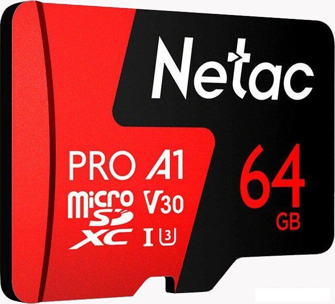 Карта памяти Netac P500 Extreme Pro 64GB NT02P500PRO-064G-S