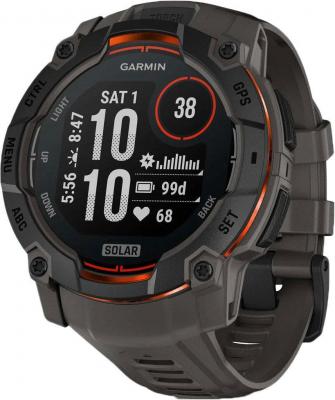 Умные часы Garmin Instinct 3 Solar 50 мм (черный)