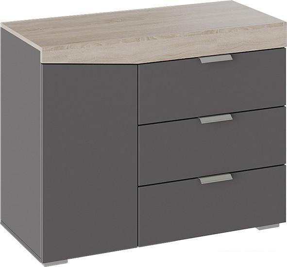 Комоды, тумбы Трия Тип 1 (дуб сонома/графит серый)
