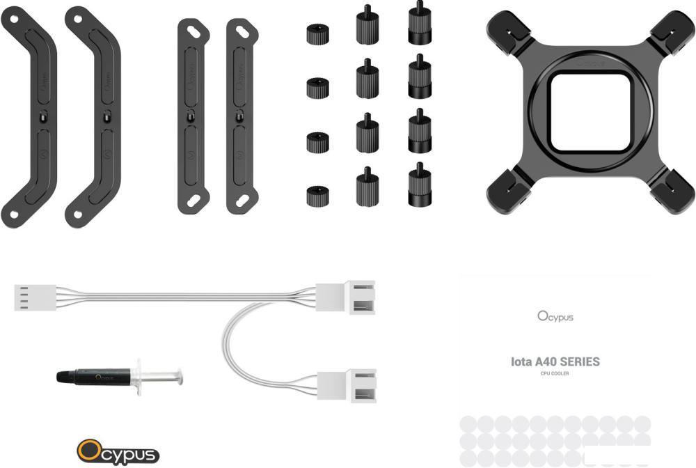 Кулер для процессора Ocypus Iota A40 WH Dual Fan Iota-A40-WH2NNWD00X-GL